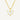 24ct Gold Plated 925 Sterling Silver CZ Sacred Love Necklace