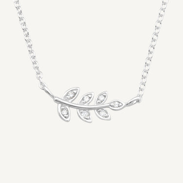 925 Sterling Silver CZ Wild Bloom Necklace