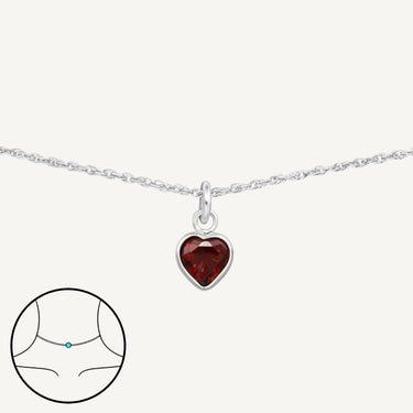 925 Sterling Silver CZ Fierce Love Choker