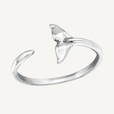 925 Sterling Silver Adjustable Mermaid Tail Ring