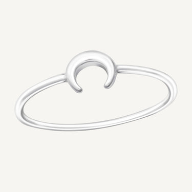 925 Sterling Silver Moonspell Moon Ring