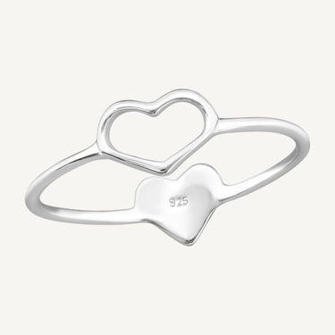 925 Sterling Silver Self Love Reversable Ring