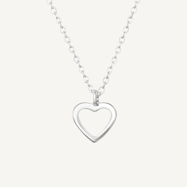 Plated Chaos Model Wearing 925 Sterling Silver Soft Heart Strong Soul Necklace