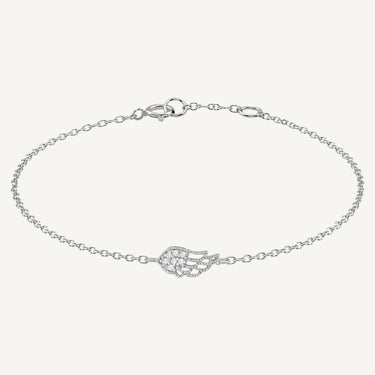 925 Sterling Silver CZ She Soars Angel Wing Bracelet