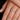 Plated Chaos Model Wearing 925 Sterling Silver Ocean Goddess Adjustable Ring Close Up