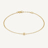 24ct Gold Plated 925 Sterling Silver CZ Dream Chaser Bracelet