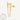 24ct Gold Plated 925 Sterling Silver CZ Starstruck Chain Earrings