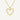 24ct Gold Plated 925 Sterling Silver CZ Sweet Desires Heart Necklace