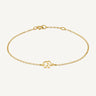24ct Gold Plated 925 Sterling Silver Lucky Elephant Bracelet