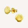 24ct Gold Plated 925 Sterling Silver Malibu Tide Earrings