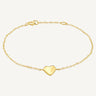 24ct Gold Plated 925 Sterling Silver Wild Heart Bracelet