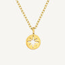 24ct Gold Plated 925 Sterling Silver Born to Wander Necklace
