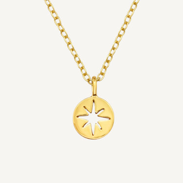 24ct Gold Plated 925 Sterling Silver Born to Wander Necklace