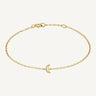 24ct Gold Plated 925 Sterling Silver CZ Lunar Soul Bracelet