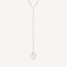 925 Sterling Silver Aim True Arrow Y Shaped Necklace