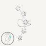 925 Sterling Silver CZ Cosmic Obsession Ear Cuff