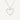 925 Sterling Silver CZ Sweet Desires Heart Necklace