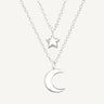 925 Sterling Silver Layered Cosmic Soul Necklace