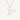 925 Sterling Silver CZ Cupid's Heart Necklace