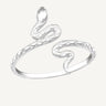 925 Sterling Silver Fatal Attraction Adjustable Snake Ring