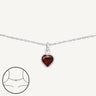 925 Sterling Silver CZ Fierce Love Choker