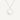 925 Sterling Silver & CZ Hex Noire Necklace
