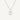 925 Syerling Silver CZ Pretty Little Disaster Heart Necklace