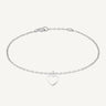925 Sterling Silver Pretty Little Heart Bracelet