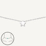 925 Sterling Silver Starlight Star Choker 