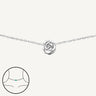925 Sterling Silver Wild Rose Choker