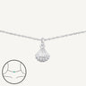 925 Sterling Silver Wild Tide Shell Choker
